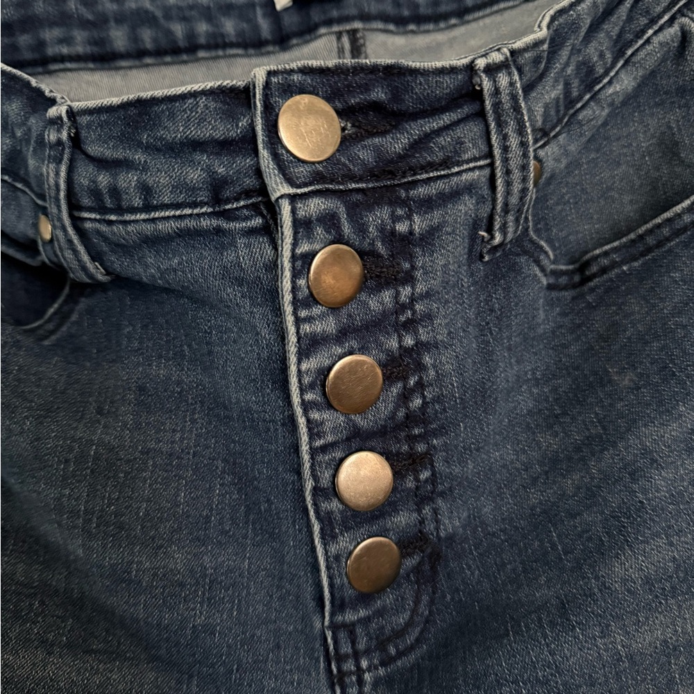 BP Midnight Blue Skinny Jeans with Button Fly